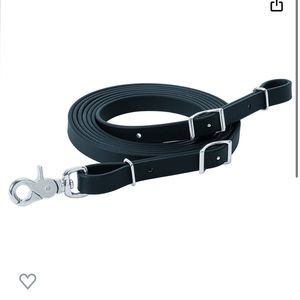 Weaver Leather Brahma Webb Trail Gear Trail Rein Black, 5/8" x 10'